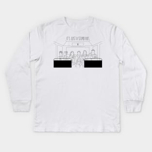 Stupid bus Kids Long Sleeve T-Shirt